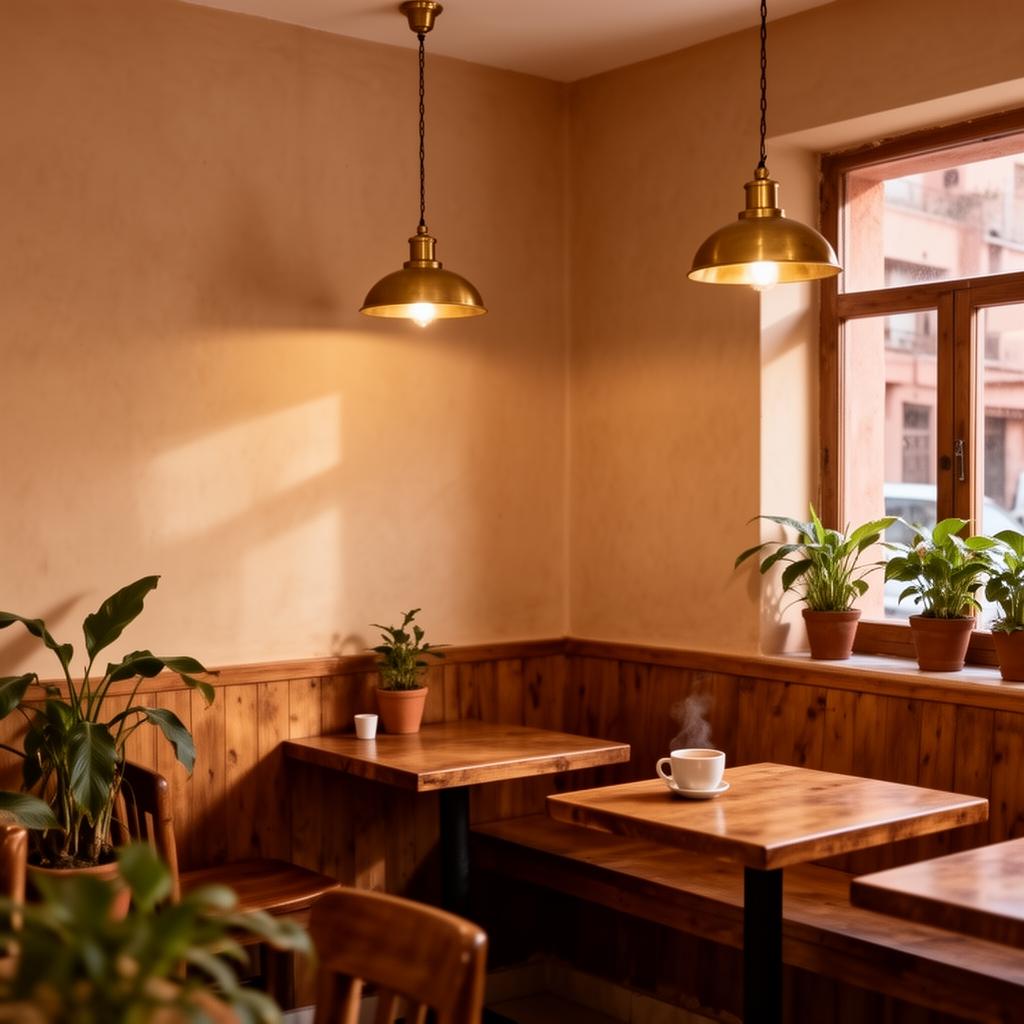 Intérieur du café M48